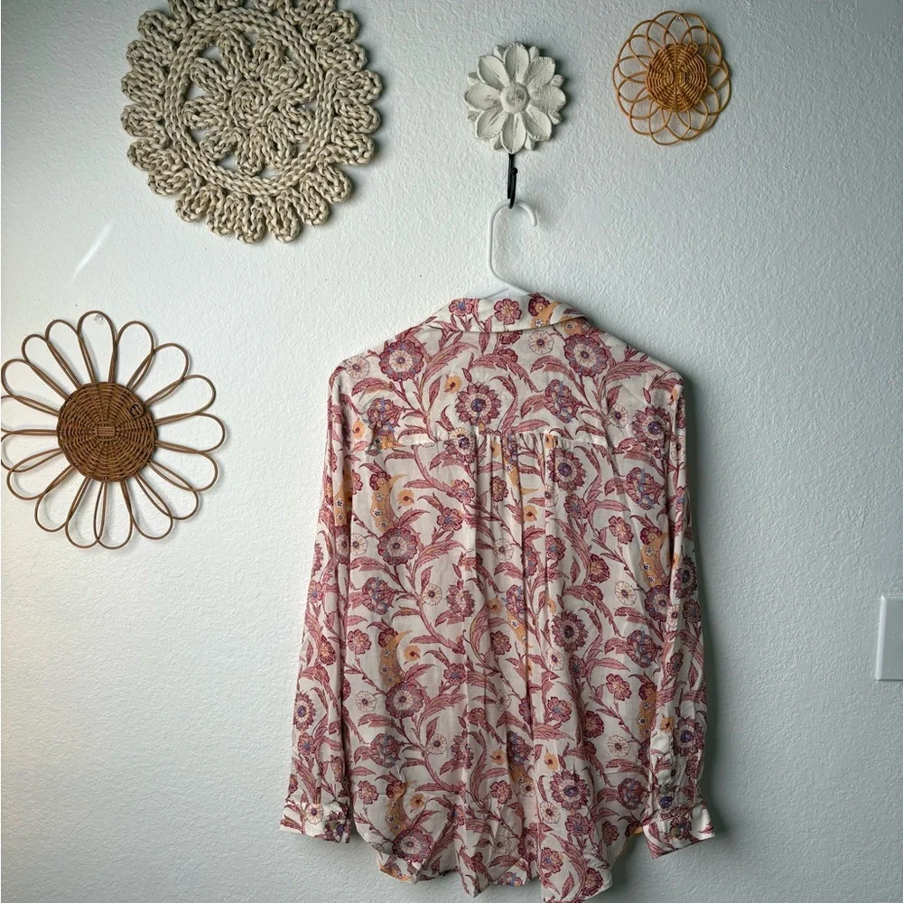 Anthropologie The Romy Relaxed Buttondown Shirt by Pilcro - Picture 5 of 8
